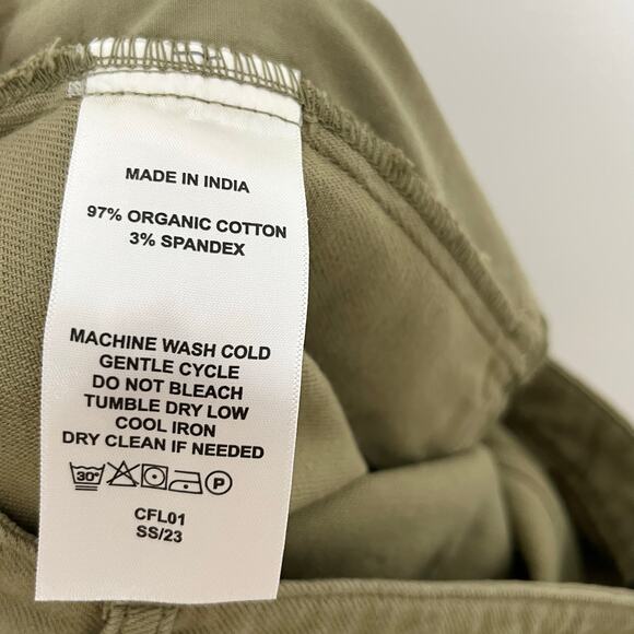 Quince Olive Cropped Pants - Picture 7 of 8